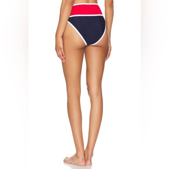 New BEACH RIOT Carlotta Bottom in Americana Colorblock Size XL - Picture 11 of 12